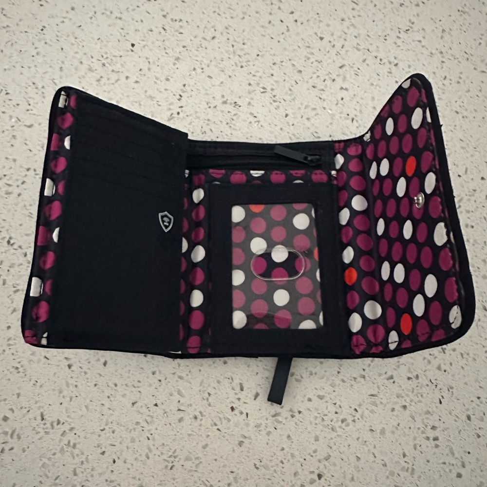 Vera Bradley RFID Quilted Floral Wallet with Security Protection - Picture 10 of 10